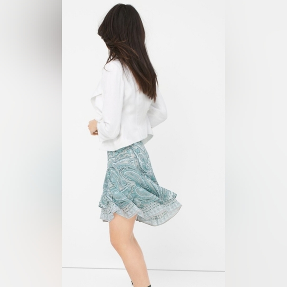 WHBM- Paisley skirt-Size 0 - Picture 3 of 7
